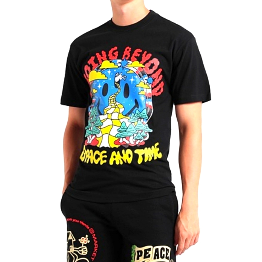 MARKET Smiley Beyond Space and Time Tee